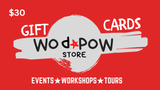 WOD ★ POW STORE RED GIFT CARD (Exclusive for Events-Workshops-Tours)