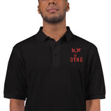 DING (Defense Inches & Goal) Men's Premium Polo